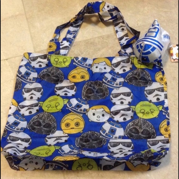 Disney Handbags - *LAST ONE* R2D2 Disney Tsum Tsum eco bag charm